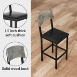 AWQM 5 Piece Dining Table Set, Dining Table Set for 4, Marble Table and 4 Upholstered Leather Chairs, Compact Dining Table Set for Small Spaces, Apartments, Kitchens, Dining Rooms. White