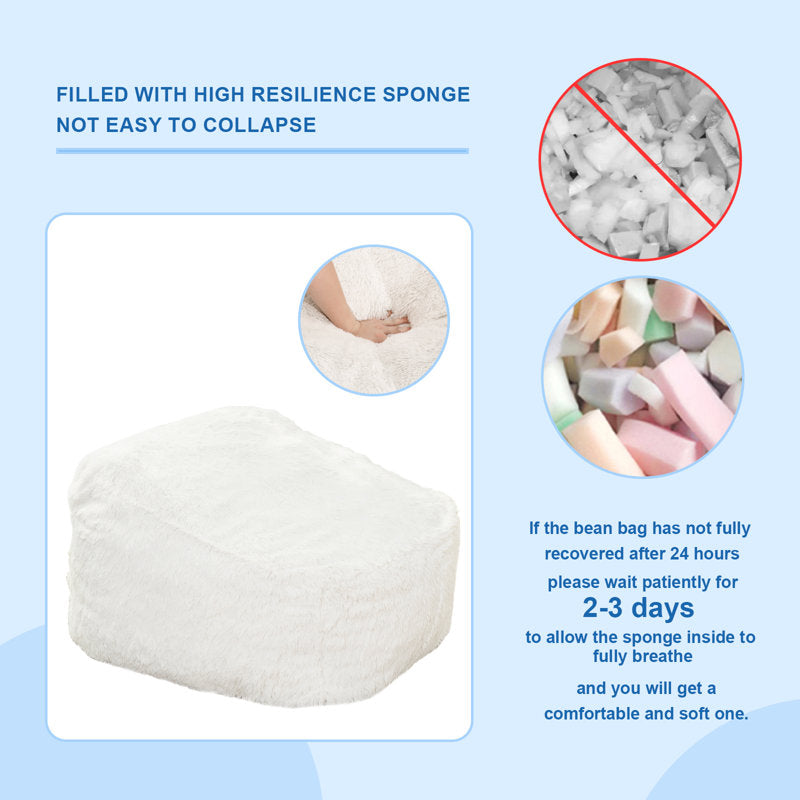 AWQM Faux Fur Classic Bean Bag