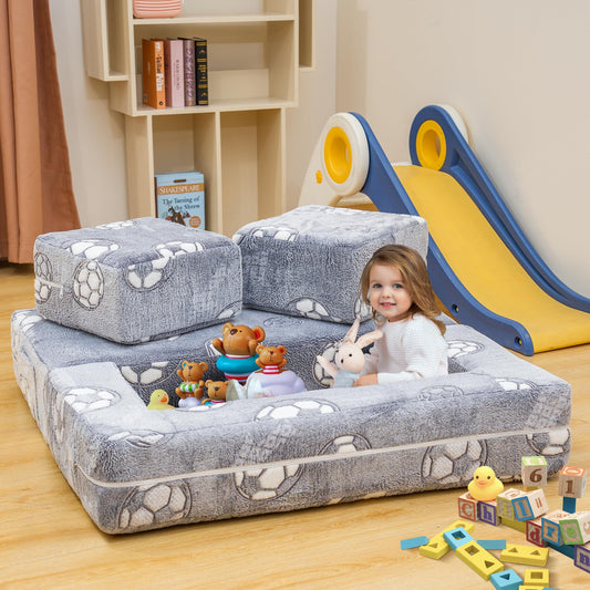 AWQM Foldable modular children's play sofa, glow-in-the-dark children's play sofa