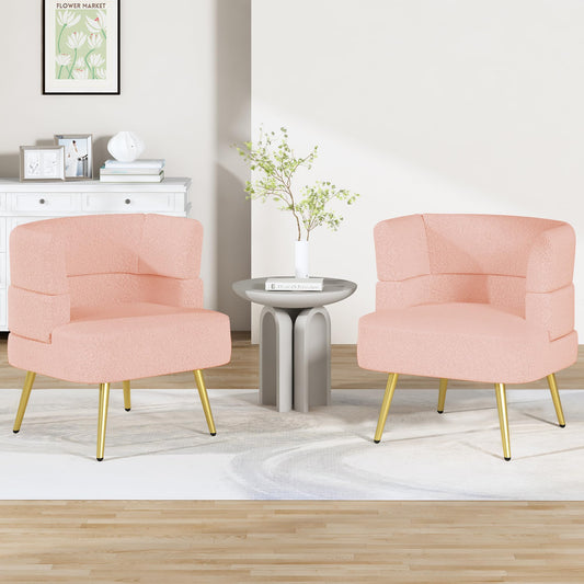 AWQM 2PCS Single Sofa Chair with High Resilience Foam and Sturdy Legs