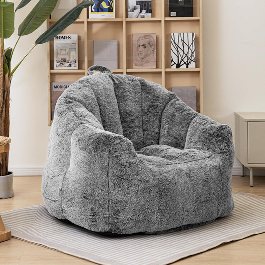 AWQM Giant Bean Bag Chair Stuffed Bean Bag Sofa with Stuffing