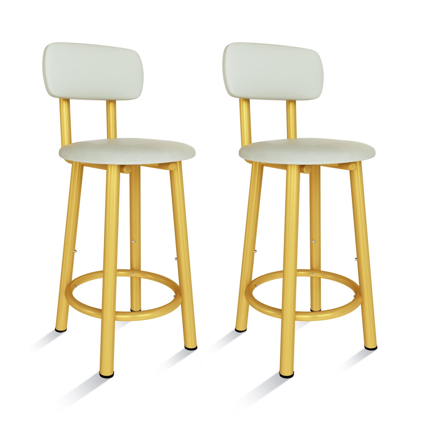 AWQM Bar Stool 2-Piece Set PU Material