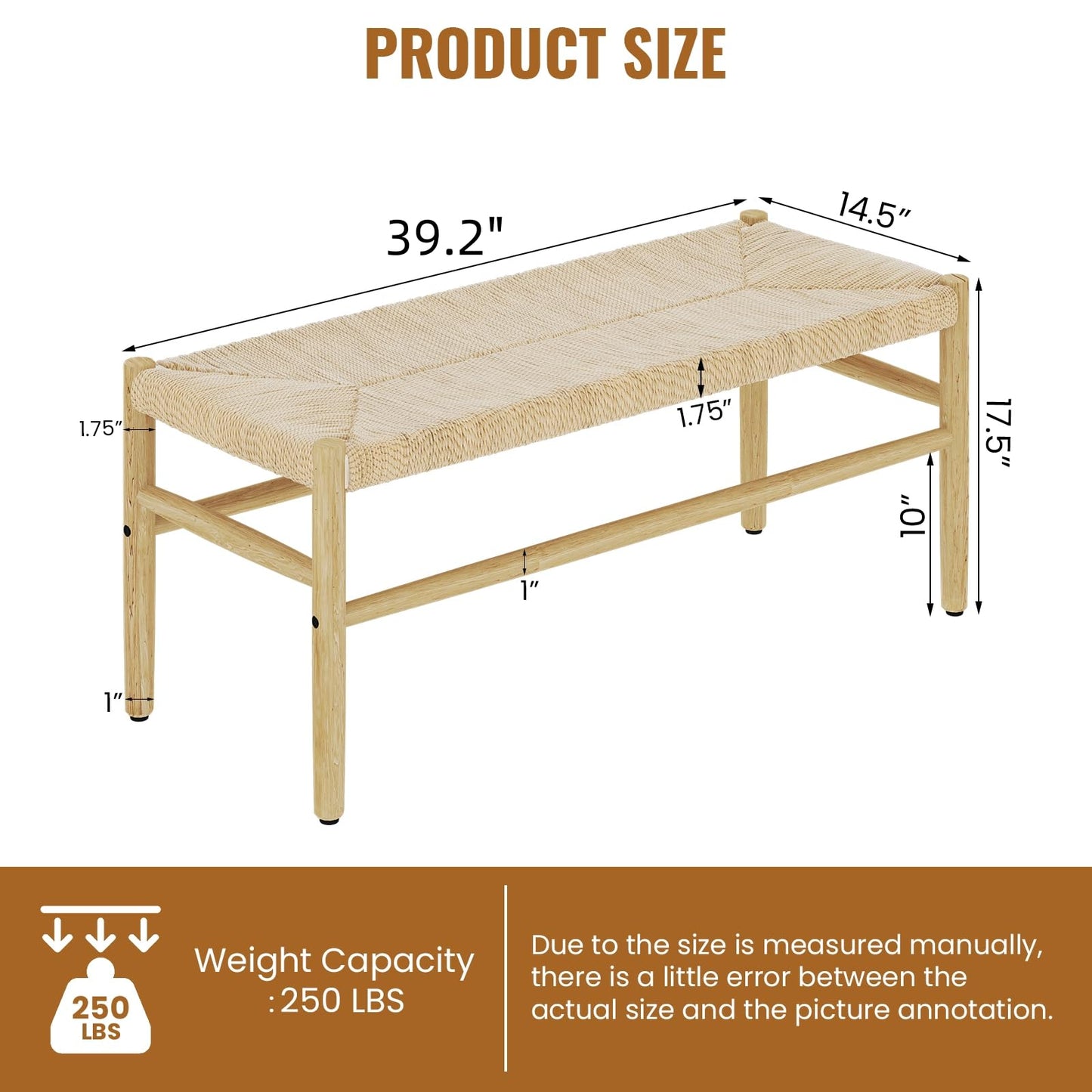 AWQM Entryway Storage Bench