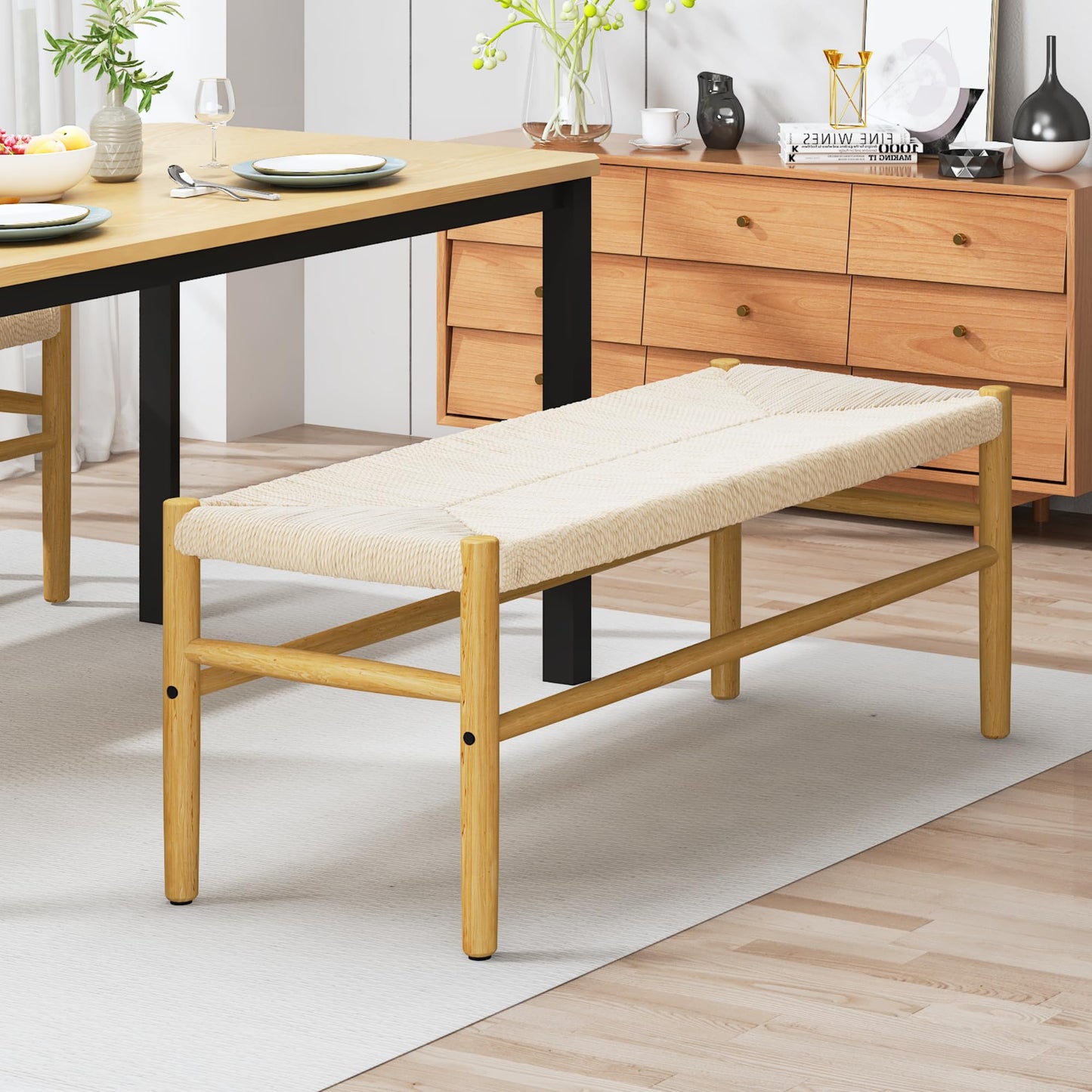 AWQM Entryway Storage Bench