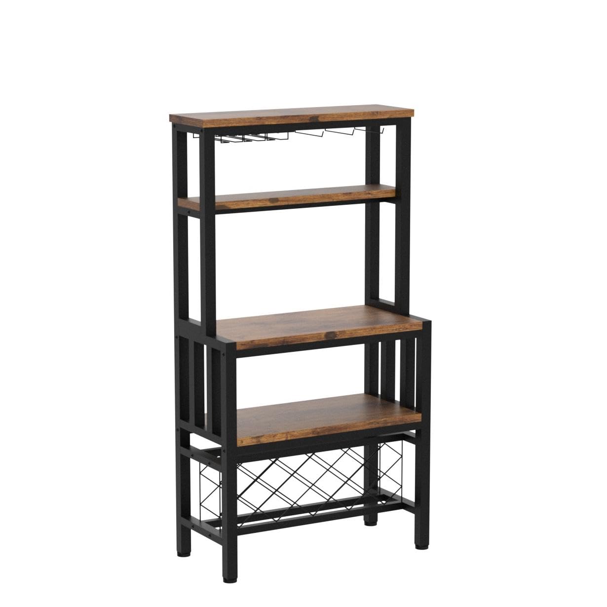 AWQM freestanding floor-to-ceiling wine rack cabinet