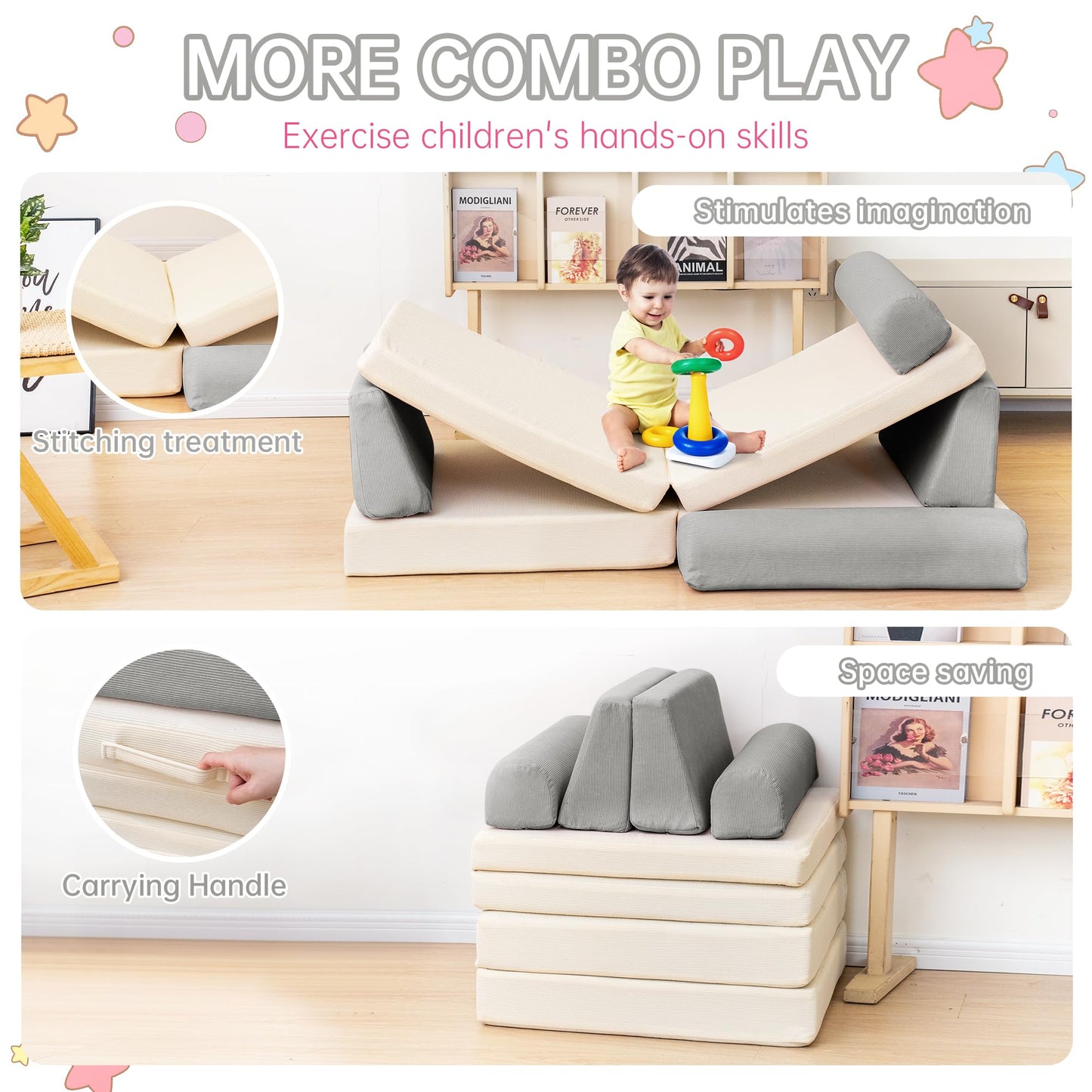 AWQM Modular children's play sofa
