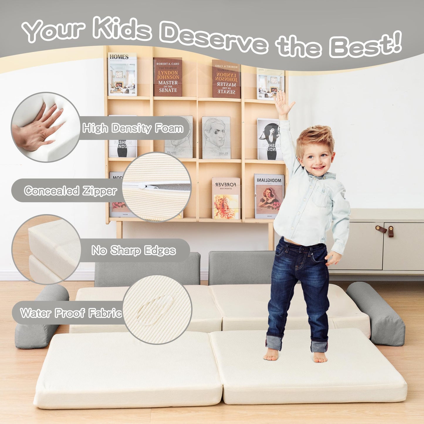 AWQM Modular children's play sofa