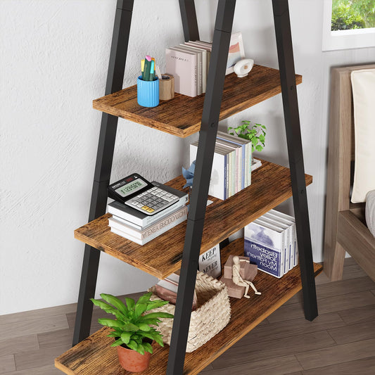 AWQM 4-story A-frame, industrial metal vertical ladder frame
