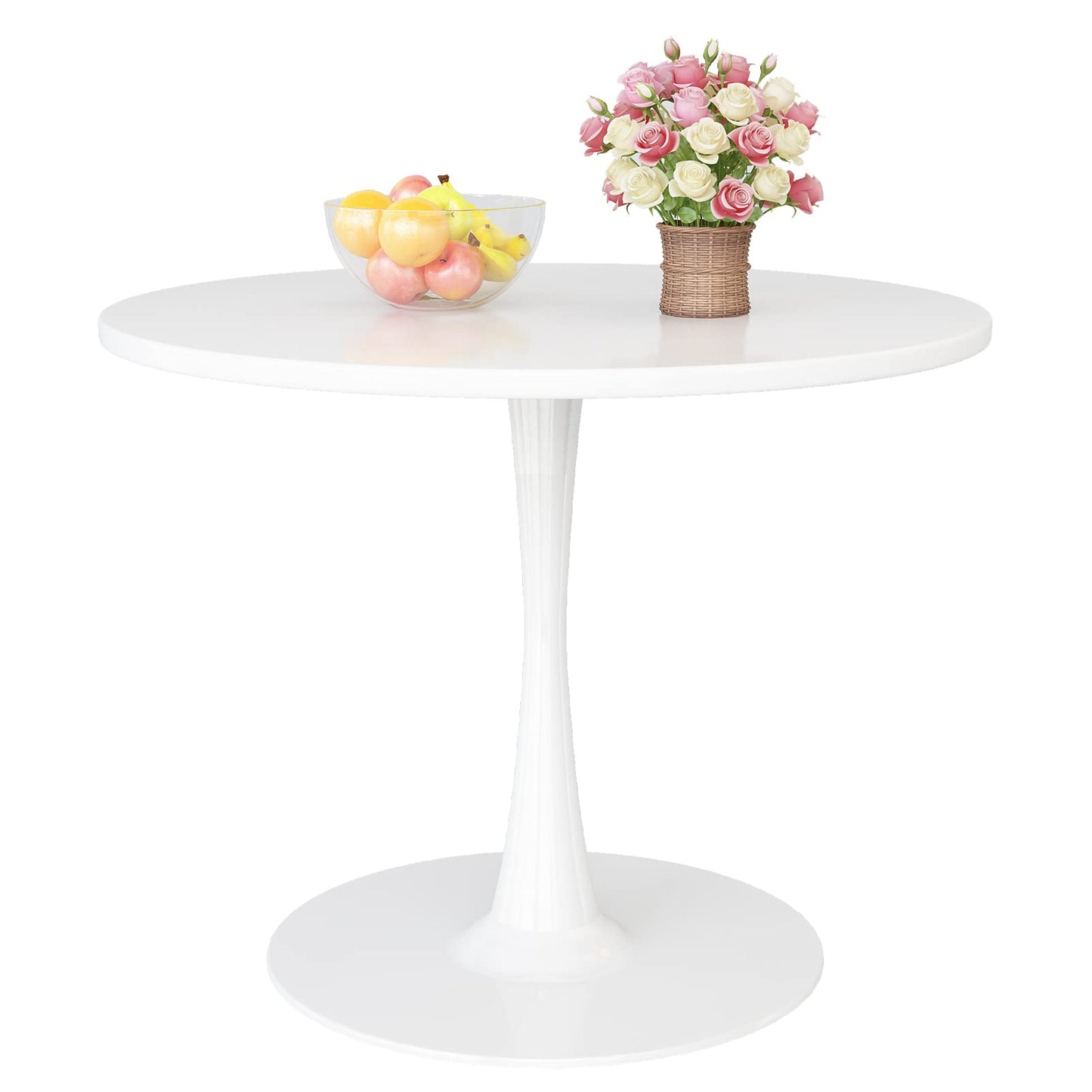 AWQM Round Dining Table, 31.5-Inch, Kitchen Table for 2-4 People