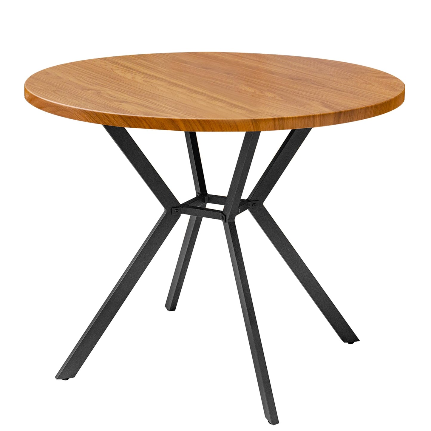 AWQM Mid-Century Modern Round Kitchen Dining Table for 4