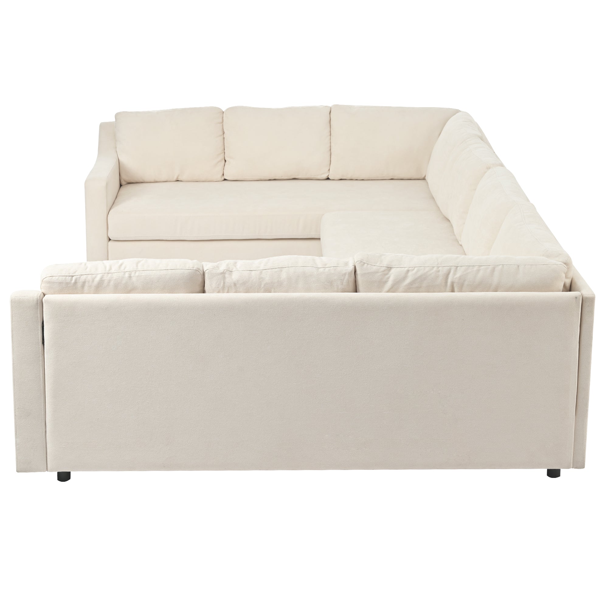 U-Shaped Large Sectional Sofa