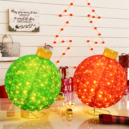 AWQM 2 Light Up Pop Up Retractable Christmas Decorations