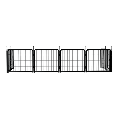 AWQM Outdoor Dog Fence, 8 Panel Dog Fence 31 Inch Small Dog Pet Fence