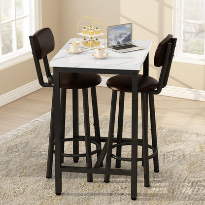 AWQM Square Table Set, Table for 2