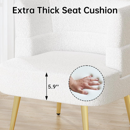 AWQM 2PCS Single Sofa Chair with High Resilience Foam and Sturdy Legs