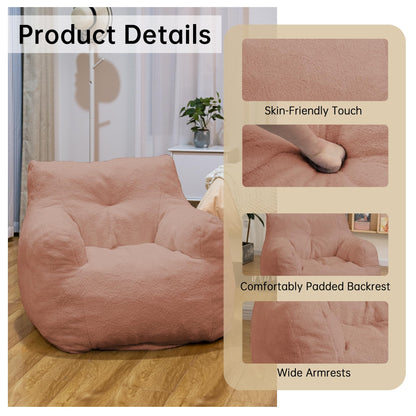 AWQM Bean Bag Chair, Tufted Soft Padded Bean Bag Chair, Lazy Susans